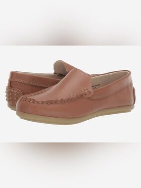 FootMates Kids Leather Loafers - Brown